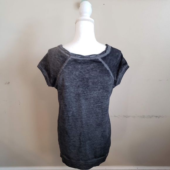 Motherhood Maternity Acid Washed Short Sleeve Top - Picture 5 of 7